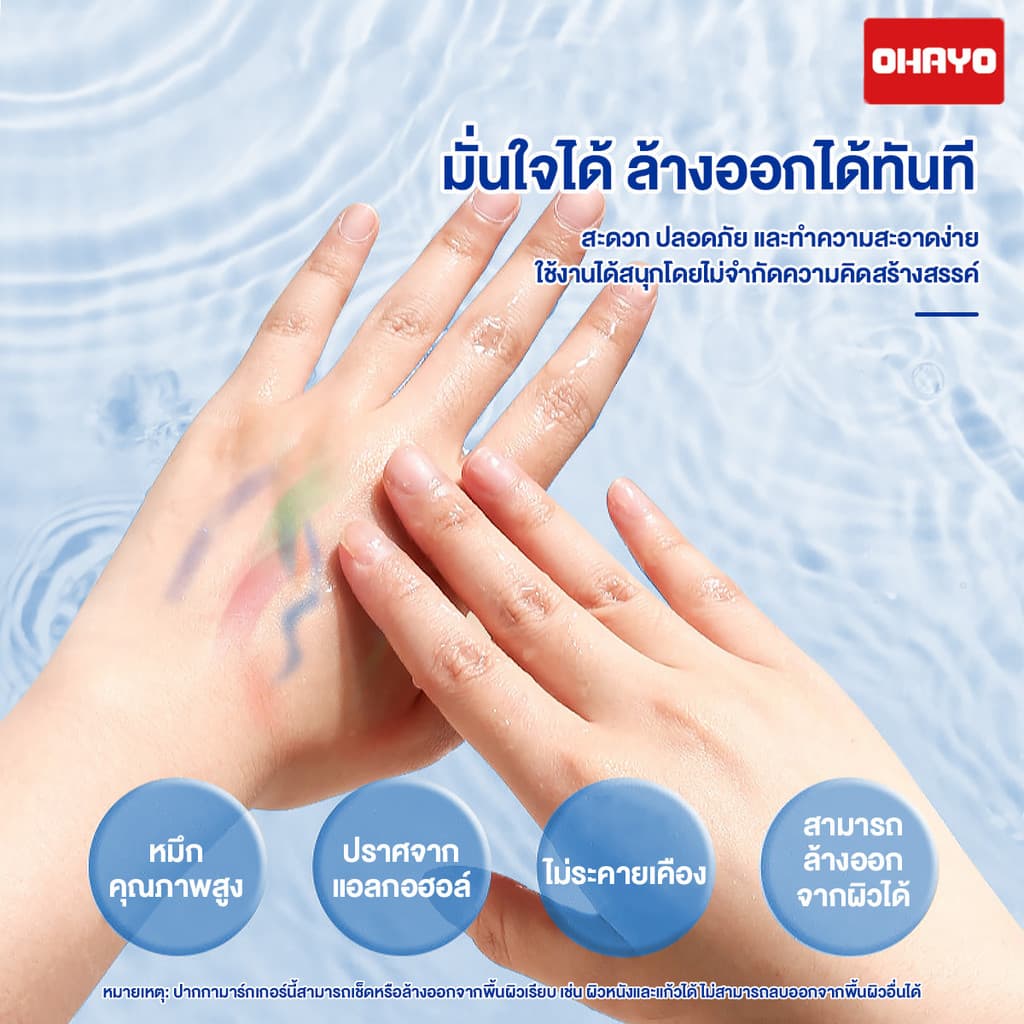 ปากกาอะคริลิค ปากกามาร์กเกอร์อะคริลิค 12/24/36/48/60/80สี สามารถเขียนบนแก้ว พลาสติก หรือโลหะได้ marker pen รูปที่ 5