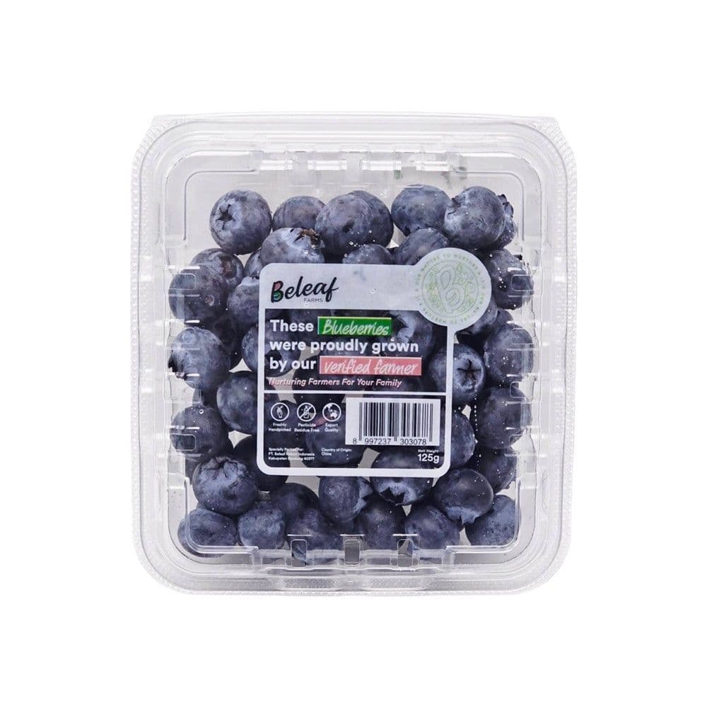 บลูเบอร์รี่สด แพ็คละ 125 กรัม BLUEBERRY PACK 125 G รูปที่ 1