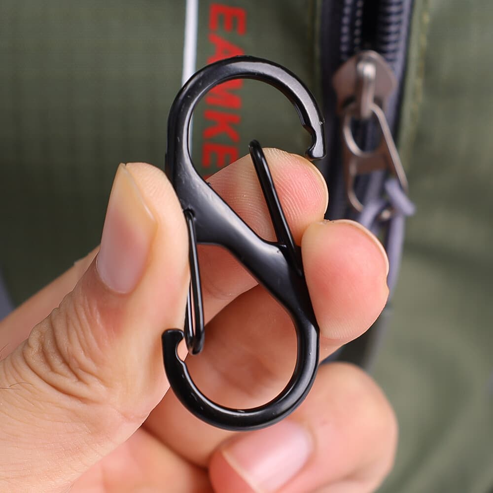 BLIVO ตะขอคาราบิเนอร์ ตัว S | แพ็ค 1 ชิ้น 50mm| DIY Carabiner ตะขอเซฟตี้ ห่วงกุญแจ ห่วงแขวนพร้อมตัวล็อค keychain รูปที่ 8
