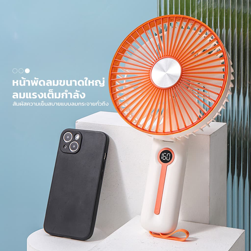 LOFTHOME พัดลมขนาด 6 นิ้ว 3in1 มัลติฟังก์ชัน พร้อมหน้าจอแสดงผล LED เสียงเงียบ รูปที่ 2