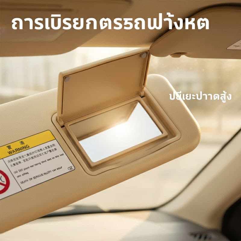 ที่บังแดดภายในรถยนต์ เหมาะสำหรับ Toyota Vios FS, Yaris และ Corolla Levin รูปที่ 8