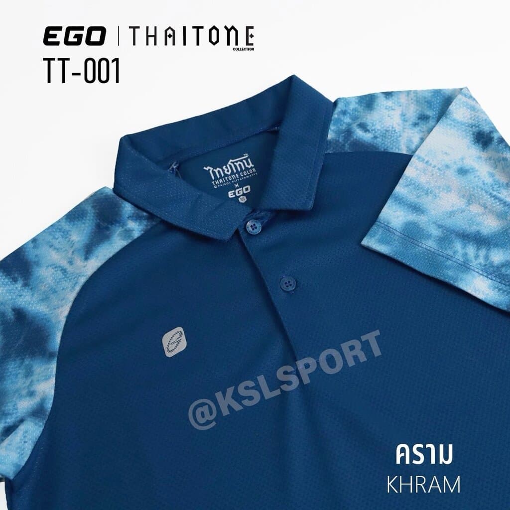 Ego Sport เสื้อโปโล อีโก้ สปอร์ต เสื้อคอปก Tiedye รุ่น Thai Tone เสื้อมัดย้อม รูปที่ 6