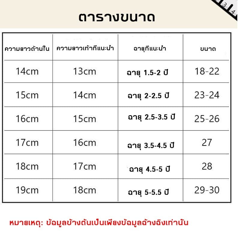 รองเท้ากันฝนเด็ก รองเท้าบูทเด็ก วัสดุปลอดภัย กันลื่นและกันน้ำ ลายการ์ตูน รองเท้าบูทเด็กกันฝน รูปที่ 9