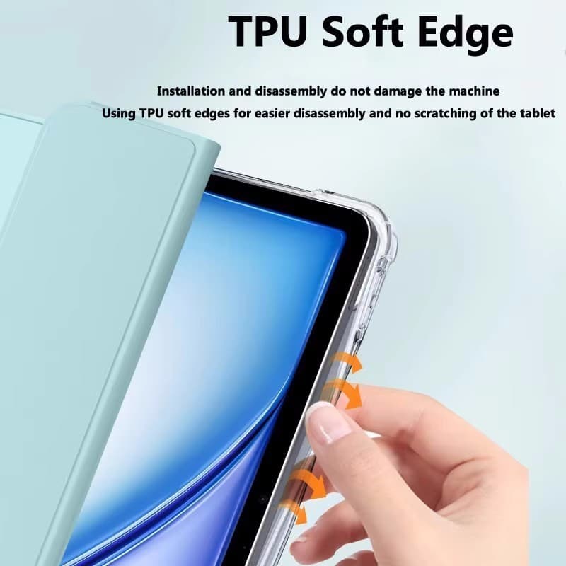 เคส RedMi Pad 2 9.7 นิ้ว 2026 พร้อมช่องเสียบปากกาเคสแม่เหล็ก RedMi Pad 2 ฝาครอบด้านหลังโปร่งใส Xiaomi Redmi Pad 2 SE 9.7 นิ้ว รูปที่ 4