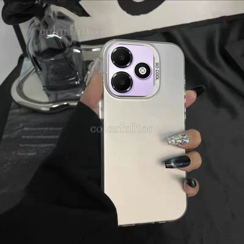 สําหรับOppoA6C 2026 Matteคู่สําหรับOppo A6C OppoA6 CA 6C 6 C 4G 5G Minimalistกันกระแทกโลหะเลเซอร์ผิวMatteปลอกปกหลังShell รูปที่ 9