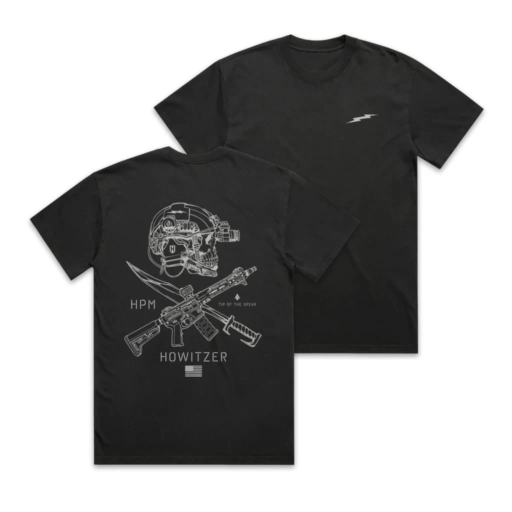 เสื้อยืดสไตล์ทหาร ลายหัวกะโหลกนักรบ ผ้าฝ้าย 100% คอกลม แขนสั้น ใส่ได้ทั้งชายและหญิง รูปที่ 2