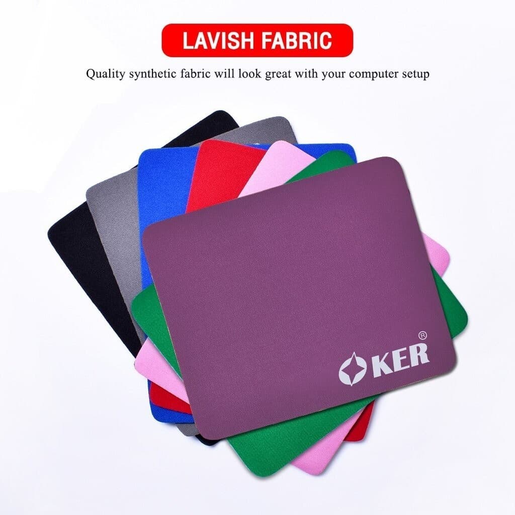 OKER 1030 BLACK OPTICAL MOUSE PAD แผ่นรองเม้าส์ รูปที่ 6