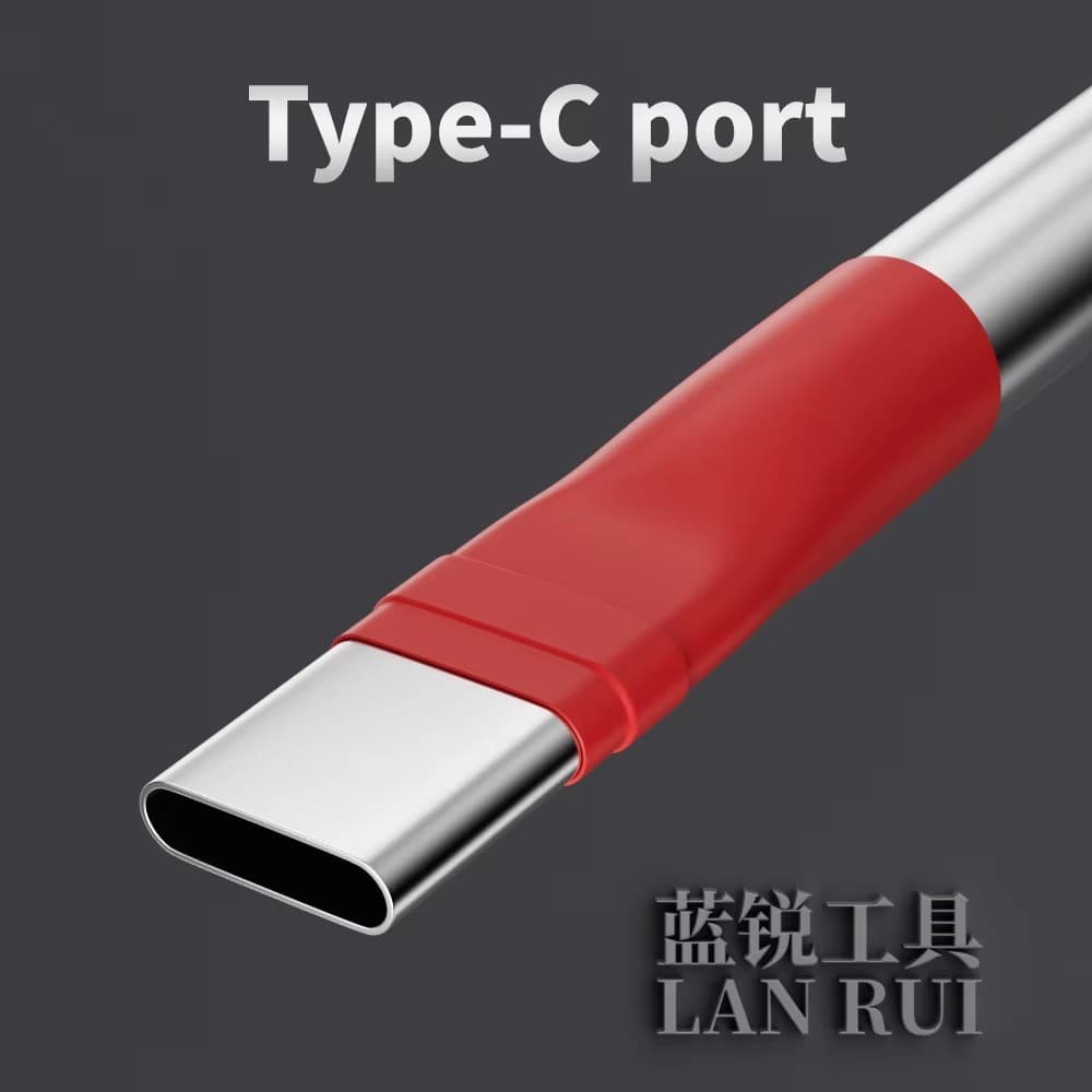 Lanrui A98 Type-C Tail Plug Anti Melting ฝาครอบป้องกันป้องกันความเสียหาย Anti-Melting, Safe Disassembly ไม่มีเครื่องมือเปลี่ยนรูป รูปที่ 3