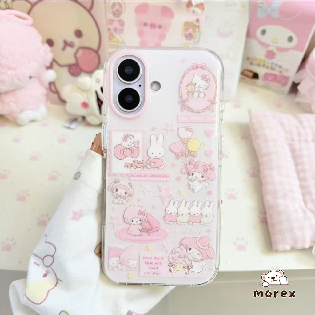 เคสIMD TPUนุ่ม ลายมิฟฟี่ เมโลดี้ OPPO A6 A5i A5 A3 X pro A60 A18 F31 A16 A79 A78 A57 A7 A55 A15 A77 A98 A78 A58 A31 A38 รูปที่ 2