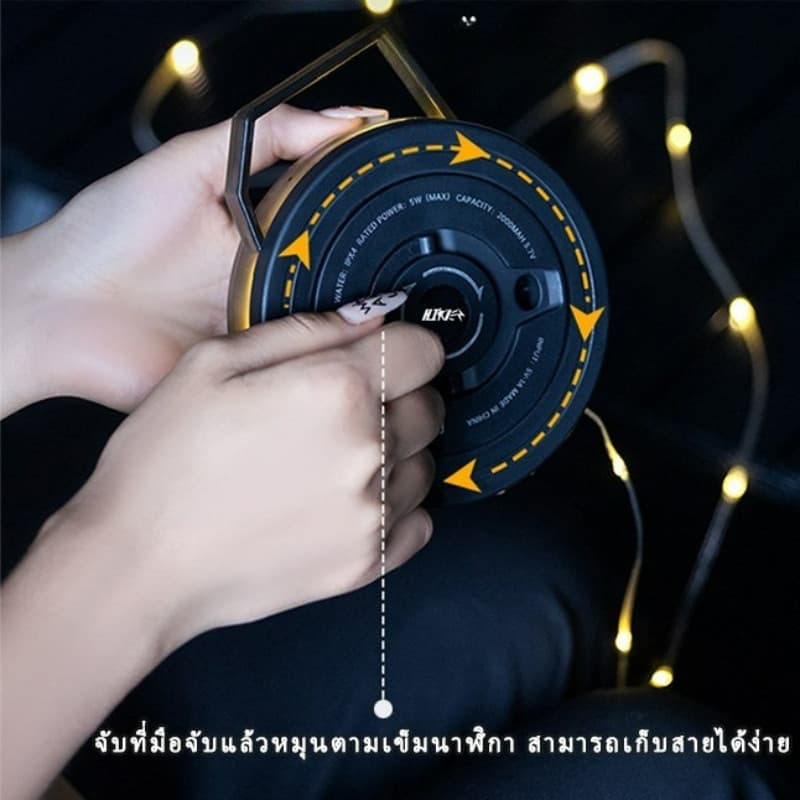 ไฟตั้งแคมป์ดาว 2000mAh พร้อมสายไฟยาว 10 เมตร อัปเกรดใหม่ เหมาะสำหรับการตั้งแคมป์มาก ไฟเส้นโรแมนติกสไตล์เกาหลี รูปที่ 5
