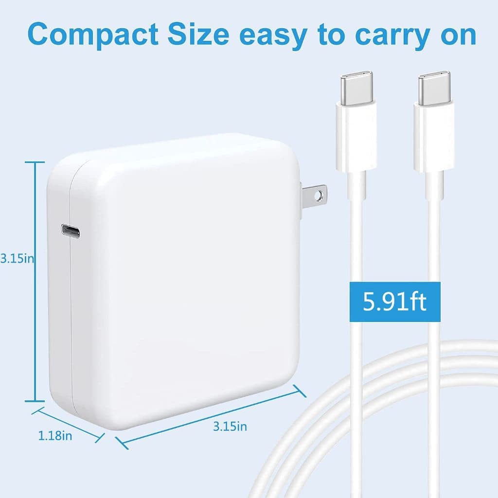 For MBook Pro Charger - 118W USB C Charger Fast Charger, compatible with MBook pro/Air, M1 M2 M3 M4, USB C devices, char รูปที่ 3