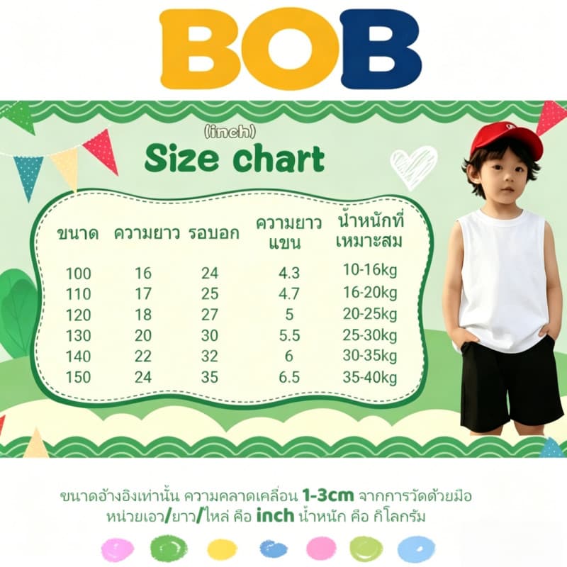 2ชิ้น BOB ชุดเสื้อกล้ามเด็ก มาร์เวล แบทแมน ผสมฝ้าย ฮีโร่ สำหรับเด็กผู้ชาย ชุดแฟชั่น ผ้าใส่สบาย#8 รูปที่ 3