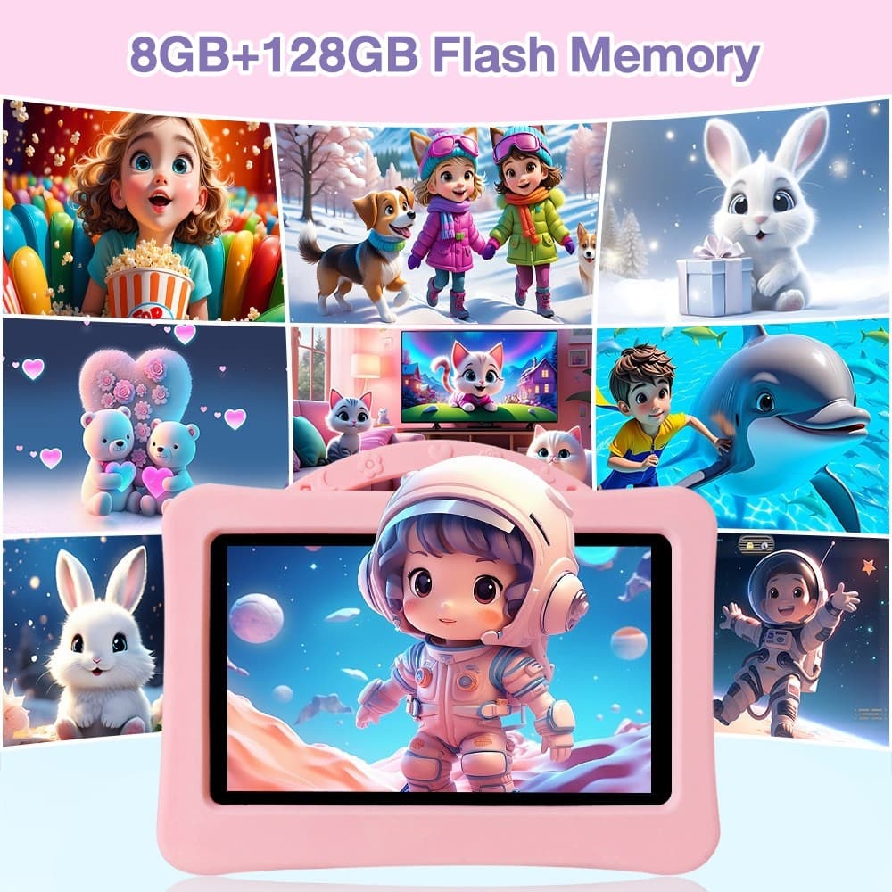 OKAWA แท็บเล็ตสำหรับเด็ก 8+128GB กรัมแท็บเล็ต แท็บเล็ตการเรียนรู้สำหรับเด็ก 7นิ้ว แท็บเล็ตเด็ก Kids tablet รูปที่ 3