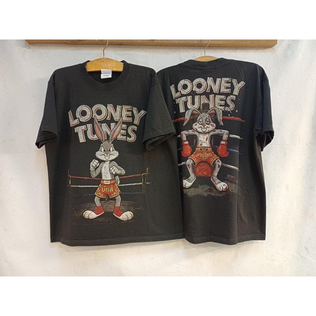 เสื้อลาย บั๊คBugs Muay Thai – นักชกสายกวน วินเทจดาร์ค รูปที่ 2