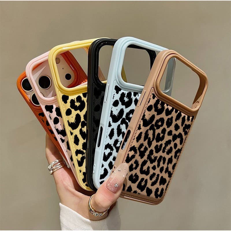 ลายเสือดาว รุ่นใหม่ สําหรับ iPhone 17 16 15 14 13PRO 12 12pro 11 11pro 14/15plus 17ProMax 17Pro เคสโทรศัพท์กันกระแทก รูปที่ 2