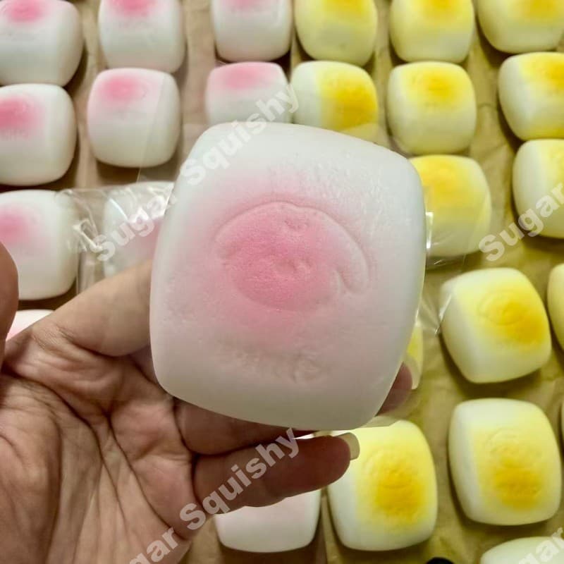 สกุชชี่น้ําตาล KT Mini Buns Rising Squishy รูปที่ 4