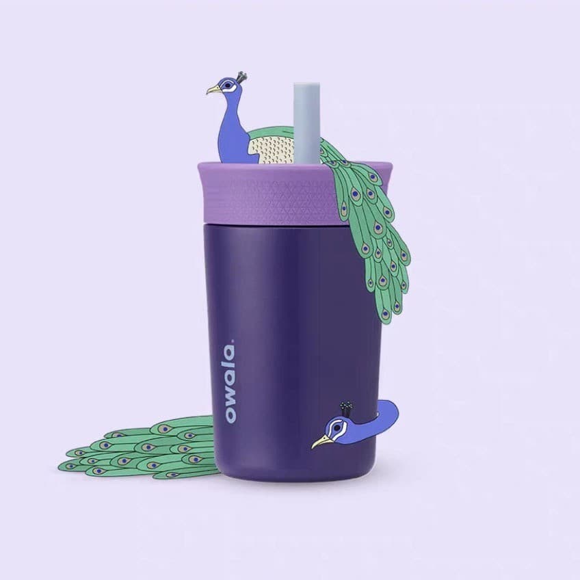 Owala Kids' Tumbler 12oz แก้วเก็บเย็นสแตนเลสสำหรับเด็ก ของแท้นำเข้า สีน่ารักมาก! รูปที่ 2