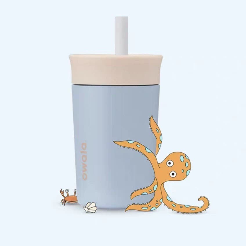 Owala Kids' Tumbler 12oz แก้วเก็บเย็นสแตนเลสสำหรับเด็ก ของแท้นำเข้า สีน่ารักมาก! รูปที่ 3