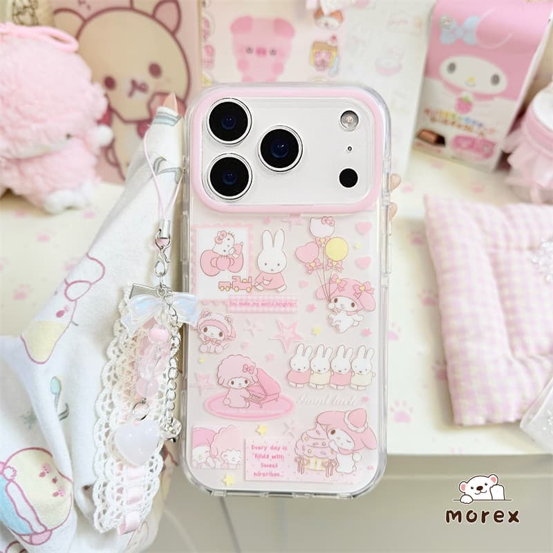 เคสIMD TPUนุ่ม ลายมิฟฟี่ เมโลดี้ OPPO A6 A5i A5 A3 X pro A60 A18 F31 A16 A79 A78 A57 A7 A55 A15 A77 A98 A78 A58 A31 A38 รูปที่ 1