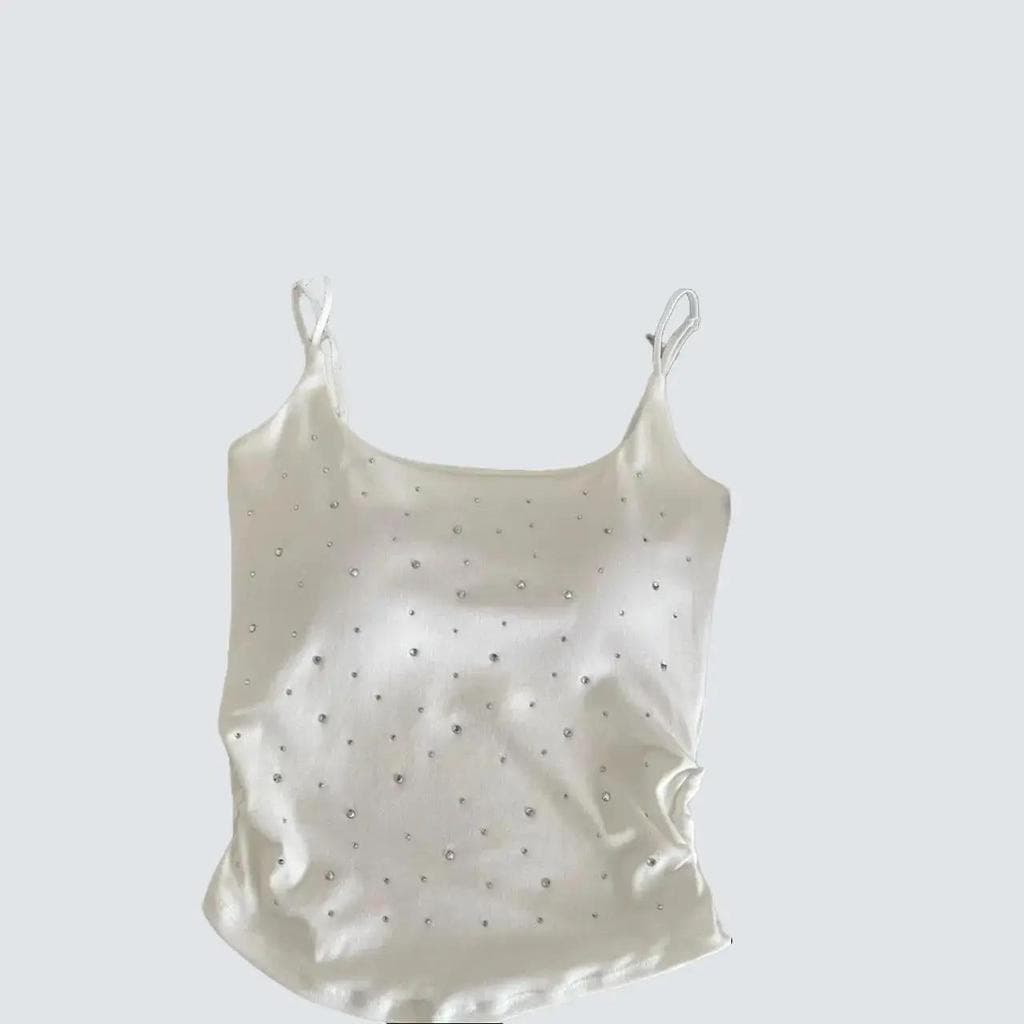 B-344 Blink top เสื้อสายเดี่ยวเพรช มีฟองน้ำในตัว มีบราซับใน รูปที่ 5