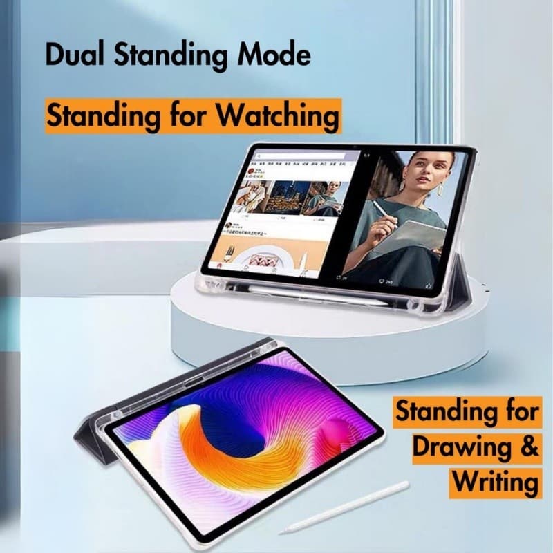 เคส RedMi Pad 2 9.7 นิ้ว 2026 พร้อมช่องเสียบปากกาเคสแม่เหล็ก RedMi Pad 2 ฝาครอบด้านหลังโปร่งใส Xiaomi Redmi Pad 2 SE 9.7 นิ้ว รูปที่ 7
