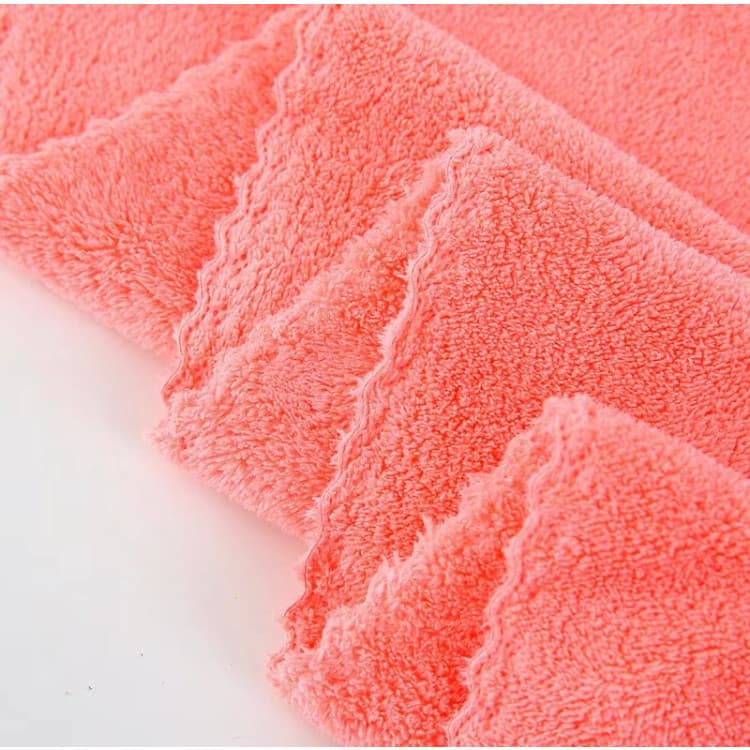 ผ้าขนหนูนาโน เช็ดตัว Towel เนื้อผ้าหนา นุ่ม สีสดใส สามารถเลือกสีได้ ขนาด middle 30*60cm รูปที่ 6