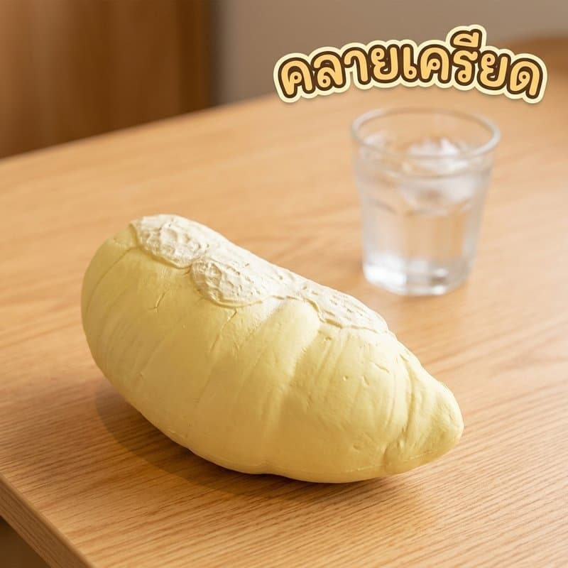 สกุชชี่ความเครียดของเล่นช้าเพิ่มขึ้นผลไม้บีบของเล่นนุ่มอยู่ไม่สุขบรรเทาความวิตกกังวลสํานักงานแบบพกพา รูปที่ 2