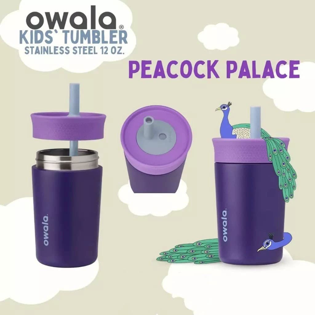 Owala Kids' Tumbler 12oz แก้วเก็บเย็นสแตนเลสสำหรับเด็ก ของแท้นำเข้า สีน่ารักมาก! รูปที่ 9