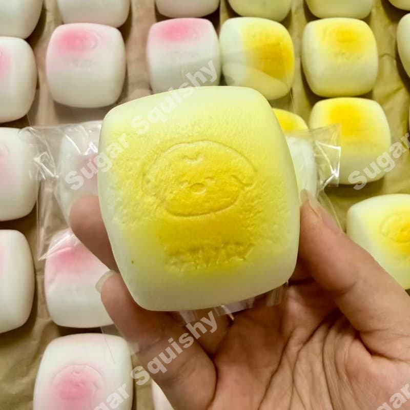 สกุชชี่น้ําตาล KT Mini Buns Rising Squishy รูปที่ 7