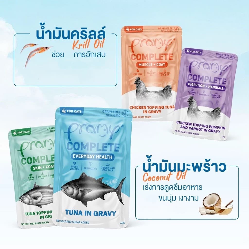 Pramy Complete อาหารเปียกแมวพรามี่ ขนาด 60g รูปที่ 4