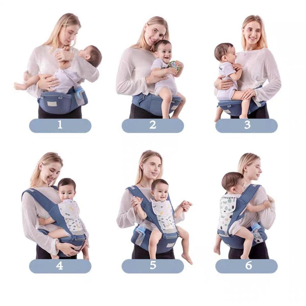 0-36เดือน เป้อุ้มเด็ก มีที่นั่งที่นั่งคาดเอว แบบมีที่นั่ง แยกได้ เป้อุ้มลูก Ergonomic Carrier รูปที่ 6
