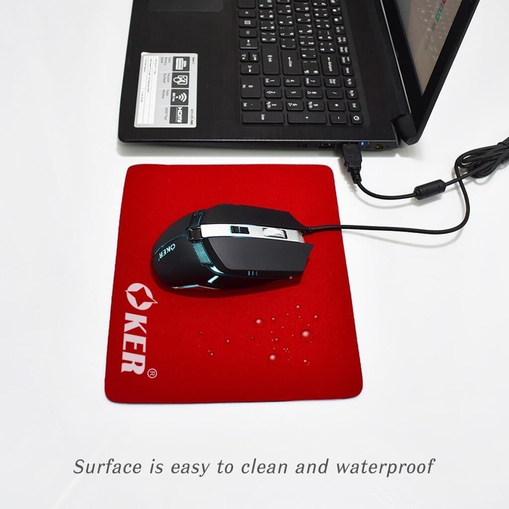 OKER 1030 BLACK OPTICAL MOUSE PAD แผ่นรองเม้าส์ รูปที่ 7