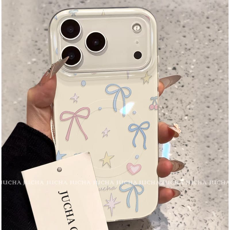 เคสแม่เหล็ก Bowknot Love Heart ขาตั้งพับ Samsung S26 S22 S23 S24 S25 ultra Girl S25FE ใหม่เคสโทรศัพท์ป้องกันกรณี S24FE รูปที่ 7