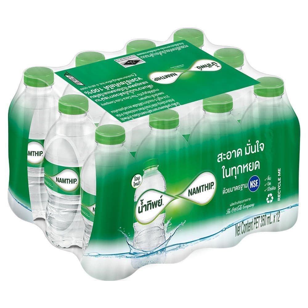 น้ำทิพย์น้ำดื่ม350มล.แพ็ค 12 NAMTHIP WATER 350ML.PACK 12 รูปที่ 1