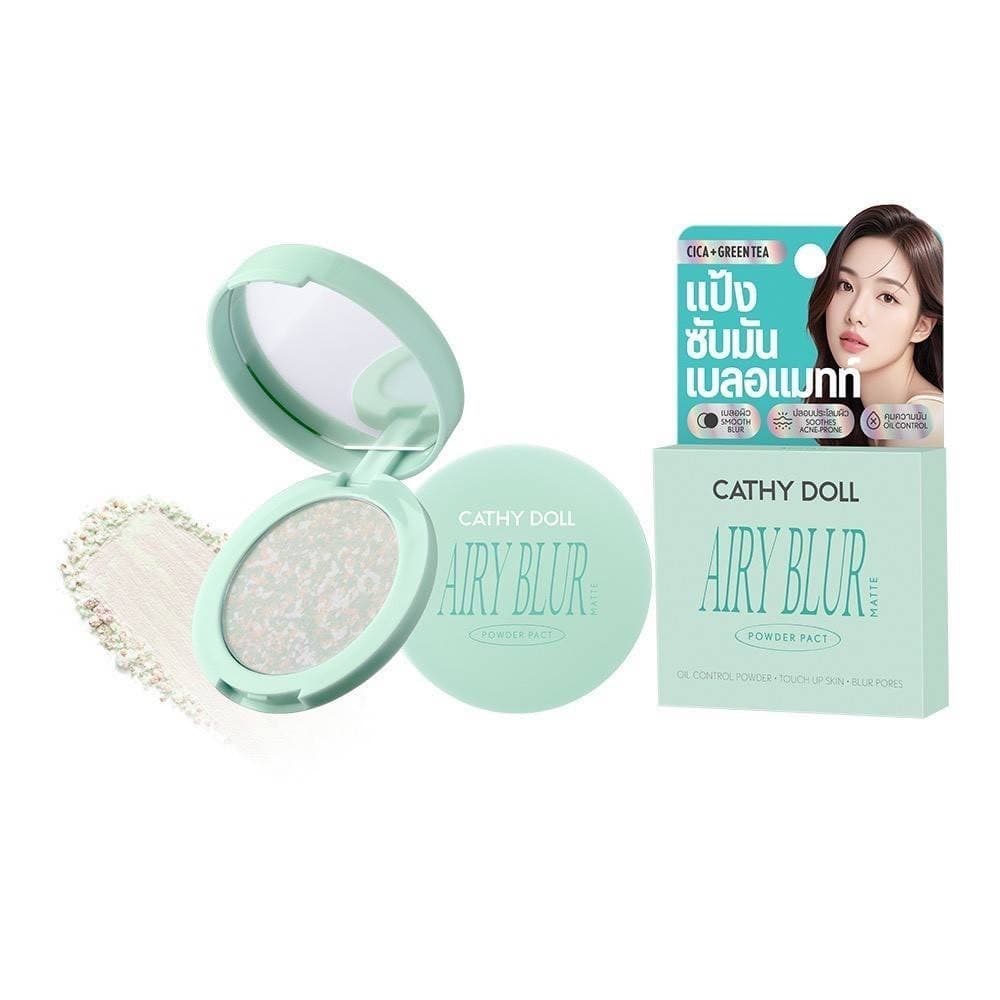 Cathy Doll Airy Blur Powder Pact 4.5g เคที่ดอลล์ แอรี่เบลอพาวเดอร์ รูปที่ 7