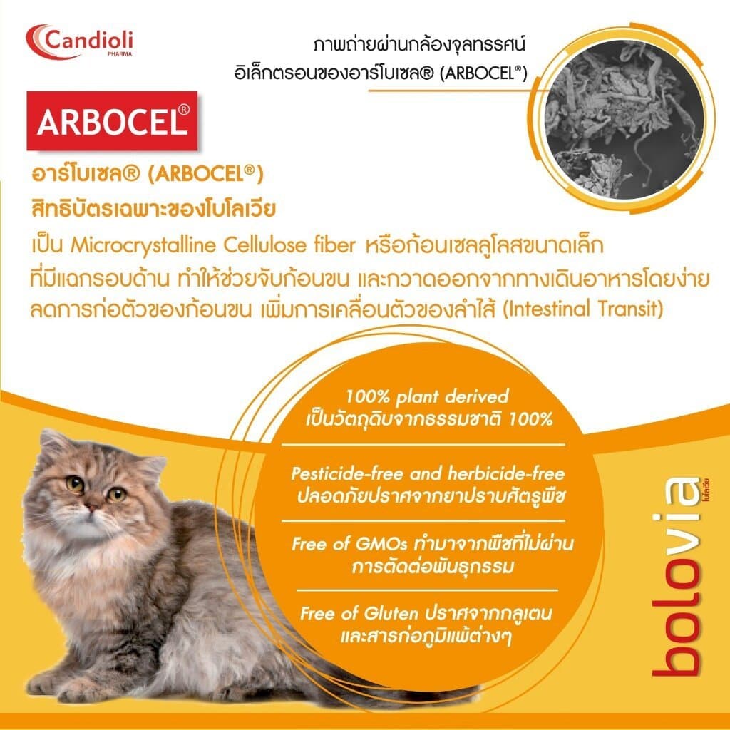 Candioli : BoloVia เจลป้องกันและกำจัดก้อนขน สำหรับแมว จากประเทศอิตาลี 50 g. รูปที่ 5