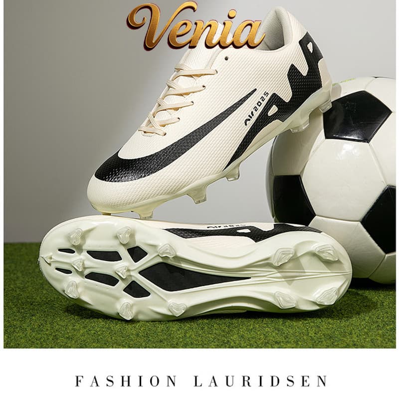 venia มากรองเท้าฟุตบอล สตั๊ด เด็กและผู้ใหญ่ สีเจ็บ ไซค์ 32-46 รองเท้าฟุตซอล รูปที่ 6