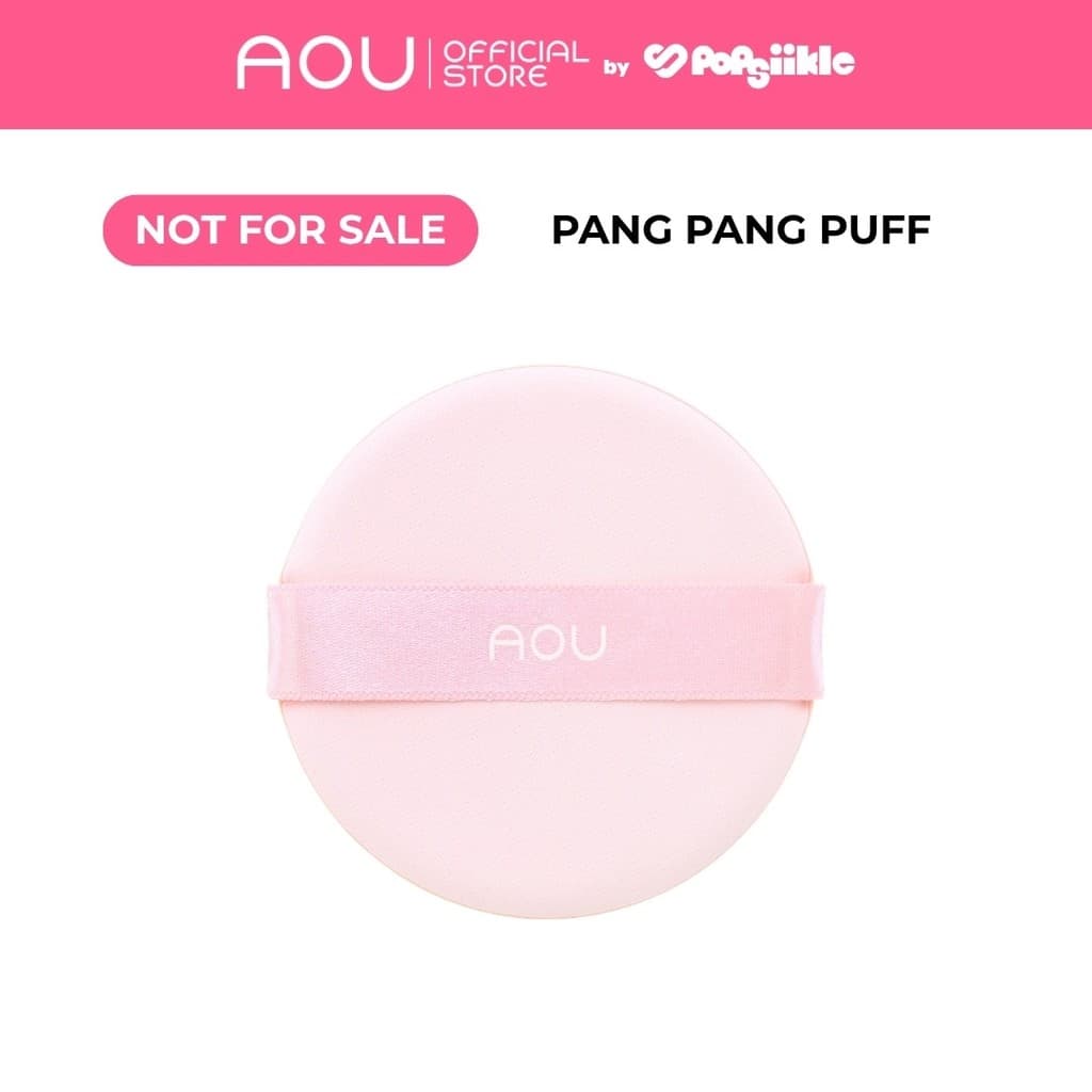 AOU Pang Pang Puff พัฟทาครีม พัฟตัวใหญ่ ทาครีมกันแดด ทาโทนอัพครีม รูปที่ 1