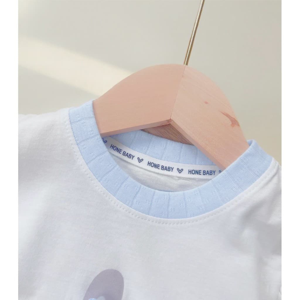 เสื้อยืดแขนสั้นเด็ก พิมพ์ลายกระต่าย ติดโบว์ น่ารักๆ สไตล์ฤดูร้อน เหมาะสำหรับเด็กผู้หญิง รูปที่ 6