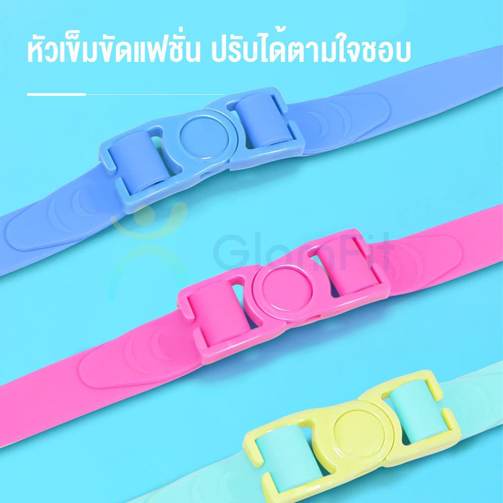 แว่นว่ายน้ำกันน้ำกันฝ้าเด็ก แว่นตาว่ายน้ำเด็กเลนส์ใส HD ขอบซิลิโคนนุ่ม สวมใส่สบาย ไม่กดรอบดวงตา ปลอดภัยและทนทาน รูปที่ 7