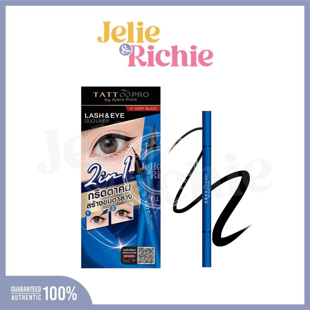 Tattoopro EyeBrow/ Lash & EyeDuo Pen 01 แทททูโปร อายบราว /แลช & อาย ดูโอ้ เพน รูปที่ 3