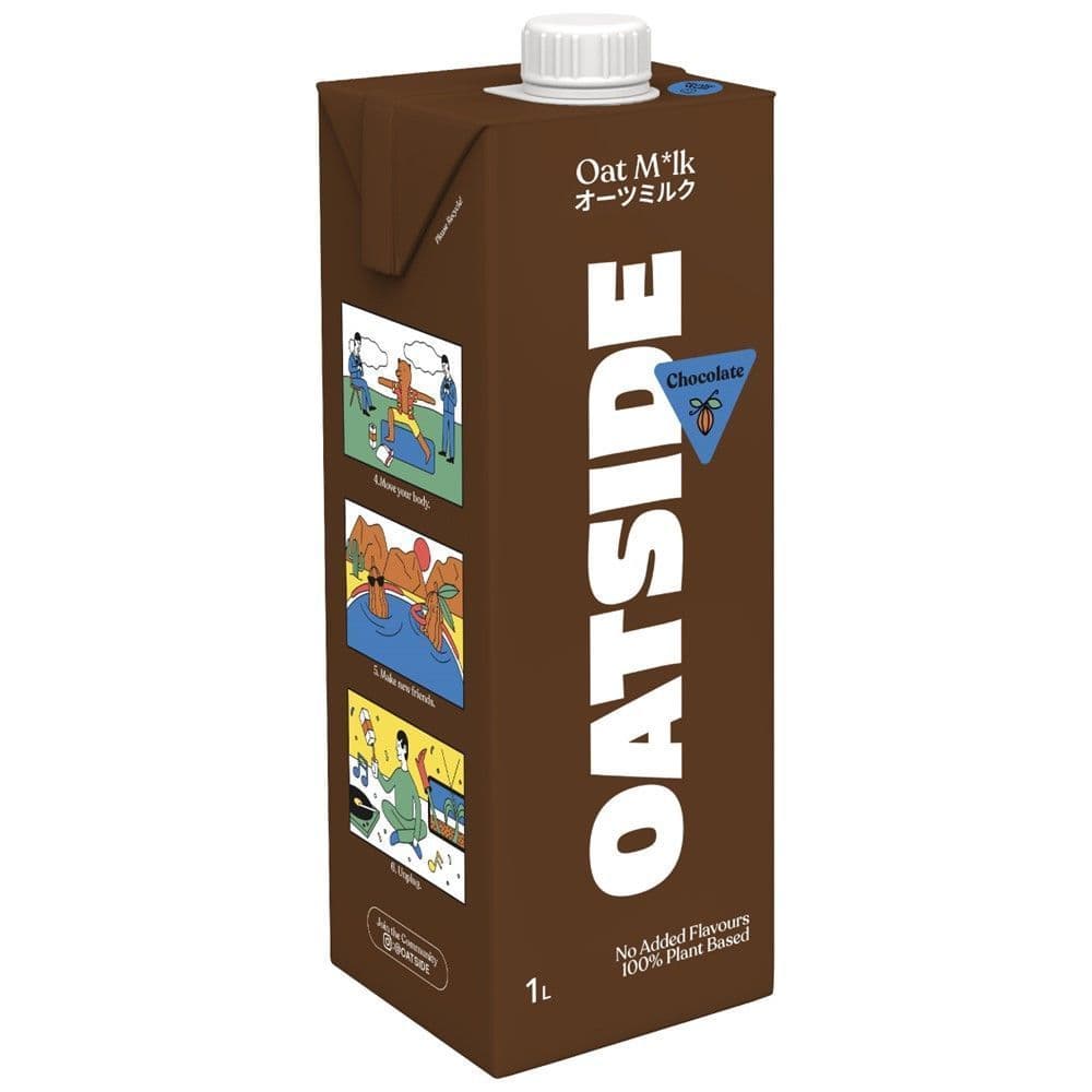 โอ๊ตไซด์ ช็อกโกแลต โอ๊ต มิลค์ 1 ลิตร OATSIDE CHOCOLATE OATMILK 1 LITER รูปที่ 1