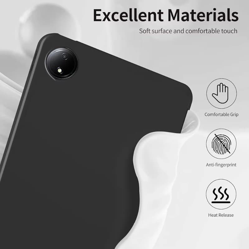 กรณีสีทึบสําหรับRedmi Pad 2 9.7 SE 8.7 11 10.61 Tri-fold SoftซิลิคอนปกหลังสําหรับRedmi K Pad 2 8.8 TPUกันกระแทกแท็บเล็ตเกราะป้องกัน รูปที่ 7