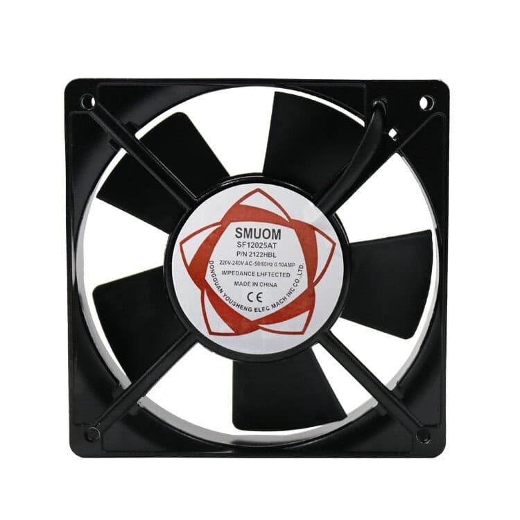 COD พัดลมระบายความร้อน พัดลมตู้RACK ตัวลมAC SQNON 12Cm 220-240V ปลั่กเสียบไฟบ้าน รูปที่ 3