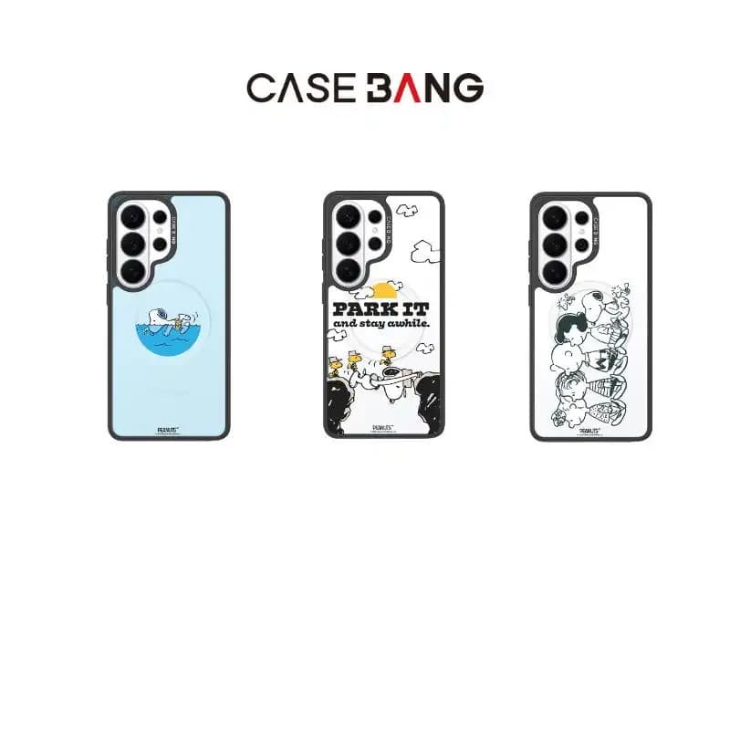 CASEBANG Snoopy 2.0 Series เคสแม่เหล็ก ImagiSnap เข้ากันได้กับ Samsung S26U/S26+/S26/S25U/S24U/S24+/S24 ด้านหลังแบบถอดเปลี่ยนได้, การป้องกันการตกกระแทกทหาร รูปที่ 1