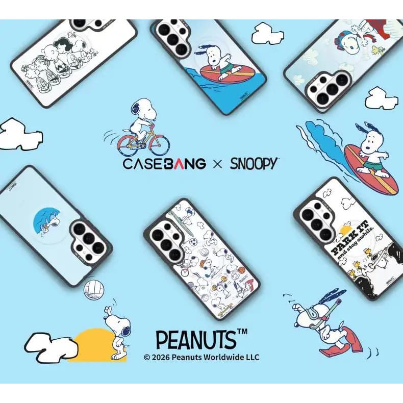 CASEBANG Snoopy 2.0 Series เคสแม่เหล็ก ImagiSnap เข้ากันได้กับ Samsung S26U/S26+/S26/S25U/S24U/S24+/S24 ด้านหลังแบบถอดเปลี่ยนได้, การป้องกันการตกกระแทกทหาร รูปที่ 5