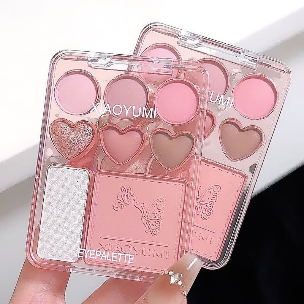 shiny-girl : พาเลตตา -บลัชออน+ไฮไลต์+เฉดดิ้ง จบในตลับเดียว พีชชมพู บ๊วยหวาน ยีนส์วินเทจ ครบทุกลุค ติดทนYM-1631 รูปที่ 7