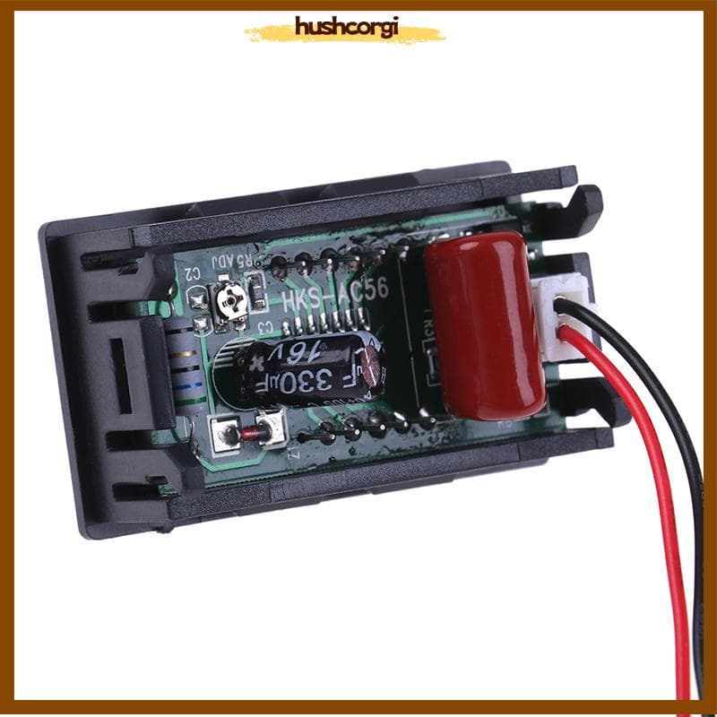 AC 70-500V โวลต์มิเตอร์แบบดิจิตอลจอแสดงผล LED 2 สายไฟโวลต์มิเตอร์ทดสอบแรงดันไฟฟ้าหุ้นใหม่ รูปที่ 4