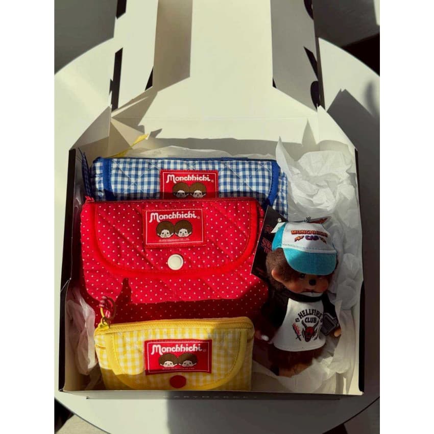 กระเป๋าใส่เครื่องสำอางค์พกพา คละแบบคละไซส์ ขนาดใบสีน้ำเงิน 19.5×14 cm ขนาดใบสีแดง 17x12.5 cm ขนาดใบสีเหลือง 13x9.5 cm รูปที่ 3