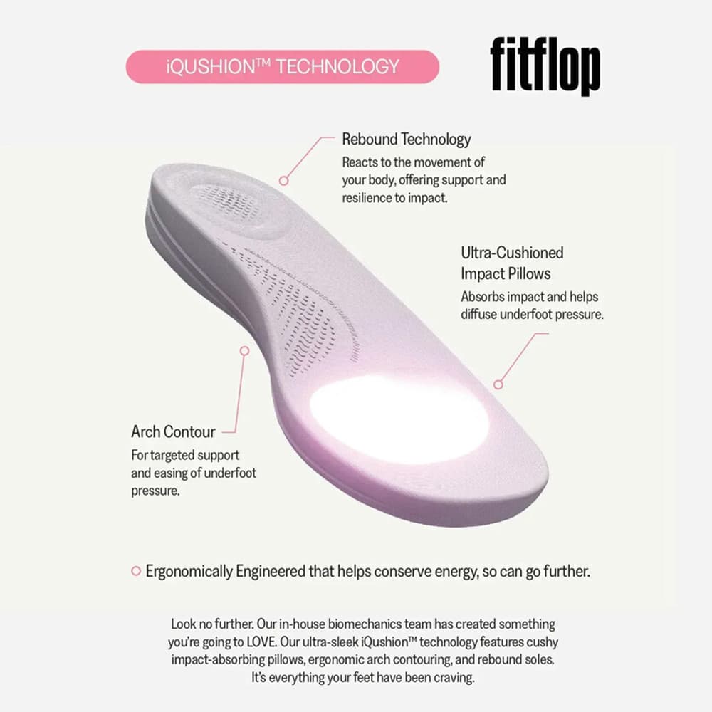 FITFLOP RETRO-Q FF M-FABRIC/SUEDE รองเท้าผ้าใบผู้หญิง รุ่น A5Q-E11 สี SILVER รูปที่ 5